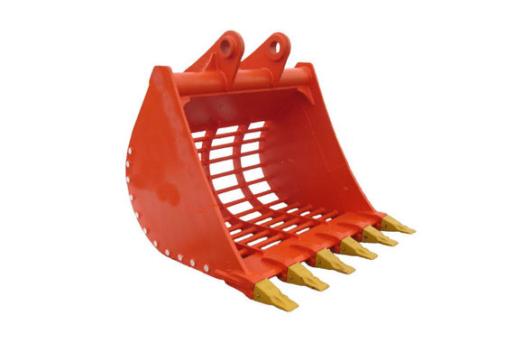 Q355B Excavator Skeleton Bucket Sieve Bucket Rotating มีประสิทธิภาพสูง