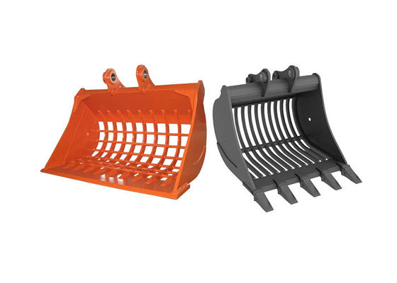 Q355B Excavator Skeleton Bucket Sieve Bucket Rotating มีประสิทธิภาพสูง