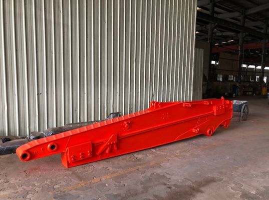 Q355B Excavator Extension Arm Telescopic Boom Hydraulic Sliding Arm สําหรับบ่อน้ําลึก