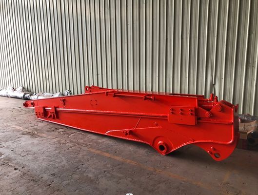 Q355B Excavator Extension Arm Telescopic Boom Hydraulic Sliding Arm สําหรับบ่อน้ําลึก