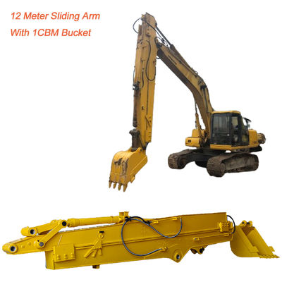 Q355B Excavator Telescopic Boom Sliding Arm สําหรับ SH210 SH260 โคมาตซู PC350