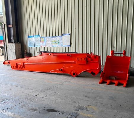 OEM Excavator Sliding Boom Q355B แขนกัดเทเลสโกปิคสําหรับ Sany 215