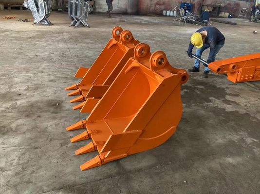 Q355B แขนเลื่อนโทรทรรศน์ระยะยาว 8-12m สําหรับเครื่องขุดฮิตาชิแบบไฮดรอลิก