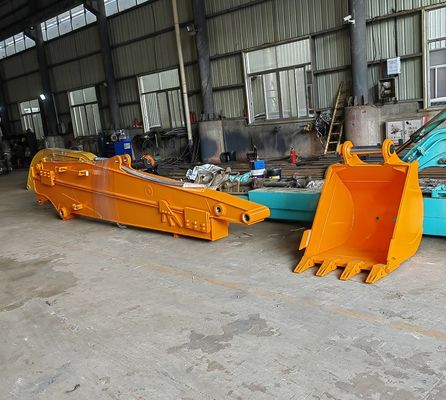 Q355B แขนเลื่อนโทรทรรศน์ระยะยาว 8-12m สําหรับเครื่องขุดฮิตาชิแบบไฮดรอลิก