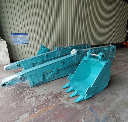 Custom Q355B Excavator Sliding Arm, Telescopic Dipper Arm สําหรับสถานที่ก่อสร้าง