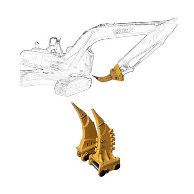 งานหนัก Excavator หิน Ripper Excavator Ripper ติดต่อสําหรับ JCB กรณี Sany