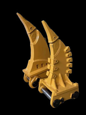 Q355 อุปกรณ์หนักเหล็ก Excavator Root Ripper สําหรับการแก้ไขการฉีกดิน