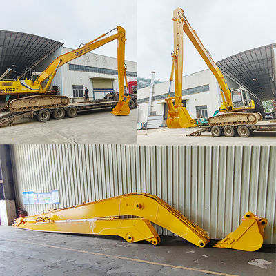 16M Excavator Long Reach Boom Arm With Bucket สําหรับการขุดขุดใช้งานยาวนาน