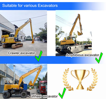เครื่องขุด 20 ตัน 18 เมตร ระยะยาวสําหรับแมว ฮิตาชิ โคมาตซู