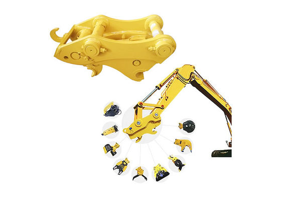 Mechanical 1 Ton - 20 Ton Excavator Quick Hitch สําหรับการแลกเปลี่ยนส่วนติดตั้งของ excavator