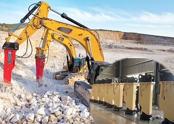 65 ตัน Excavator Breaker ในกล่อง แบบ Excavator
