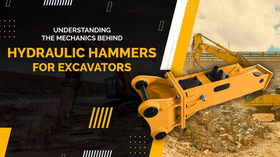 กล่องประเภท 1 ตัน Excavator Rock Breaker สําหรับแมว Hitachi Komatsu Hammer