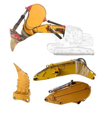 แขนหิน excavator ที่แข็งแรง สําหรับโครงการที่ยากลําบากและพลังงานการขุดสูง