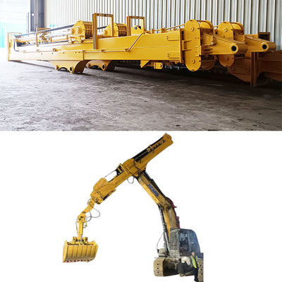 Telescopic Boom Excavator Clamshell Bucket Mini Excavator สําหรับเครื่องขุด 20 ตัน