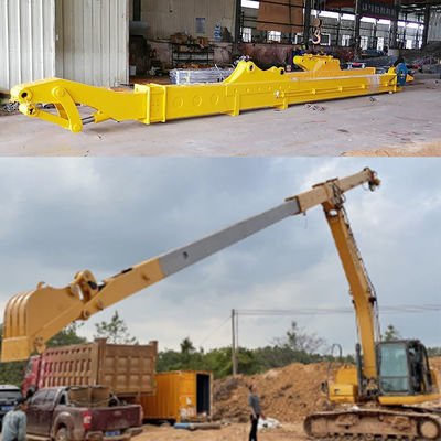 เครื่องขุดบัวโทรทรรศน์ 10m 12m 16m สําหรับ 6 ตัน เครื่องขุด 20 ตัน 30 ตัน