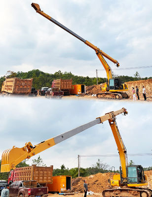 งานรากฐานลึก ไฮดรอลิก แอร์มโทรทรรศน์ excavator ไม้โทรทรรศน์