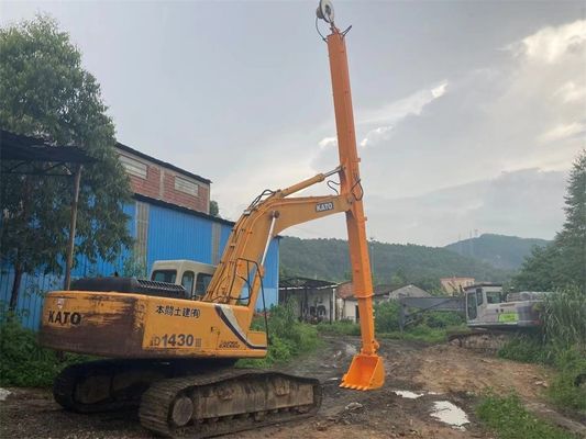 Excavator Telescopic Boom Telescopic Stick สําหรับงานบ่อท่อนท่าแม่น้ํา