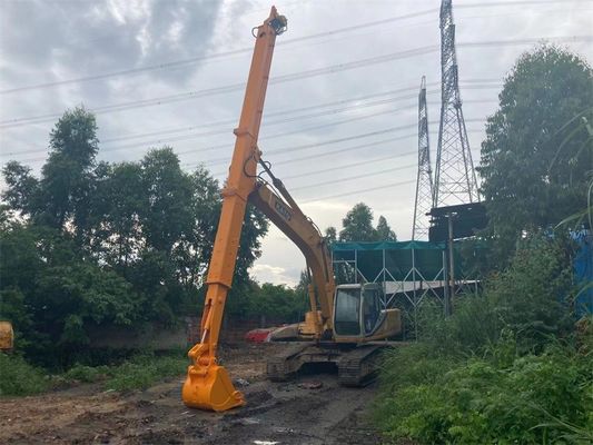 Excavator Telescopic Boom Telescopic Stick สําหรับงานบ่อท่อนท่าแม่น้ํา