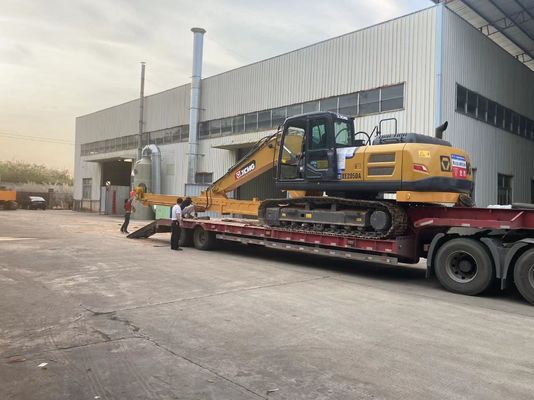สองระยะ ไฮดรอลิก Telescopic Arm Excavator ระยะยาว Telescopic Boom สําหรับ CAT Komatsu