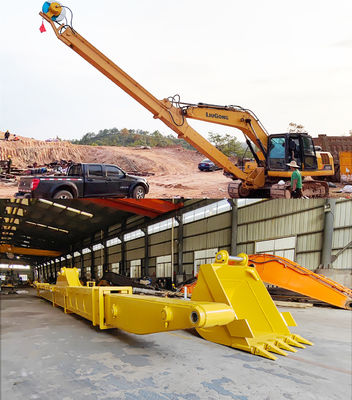 สองระยะ ไฮดรอลิก Telescopic Arm Excavator ระยะยาว Telescopic Boom สําหรับ CAT Komatsu
