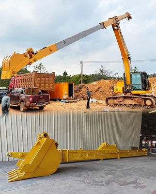 สองส่วน Telescopic Boom สําหรับ Excavator / Excavator ขยายแขน Boom