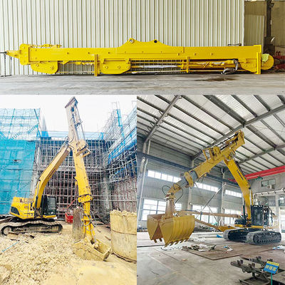 20M มือโทรทรรศน์สําหรับเครื่องขุด แดงเหลืองสําหรับการขุดพื้นบ้าน