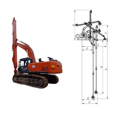กองแขน Dipper Telescopic ใช้ BS900E สายเชื่อมต่อที่ดีกว่า