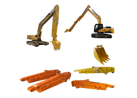 กองแขนยาวสําหรับ excavator กับถังมาตรฐานสําหรับการขุดพื้นฐานบ้าน