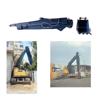 Shaogang Q355B Excavator Telescopic Arm With Standard Bucket การเชื่อมเทเลสโกปิกที่มีประสิทธิภาพที่ดีกว่า