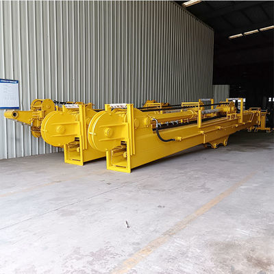 BS900E Excavator Telescopic Arm With Clamshell Bucket Welding Multi-strand Wire Ropes สายใยสายใยหลายสาย