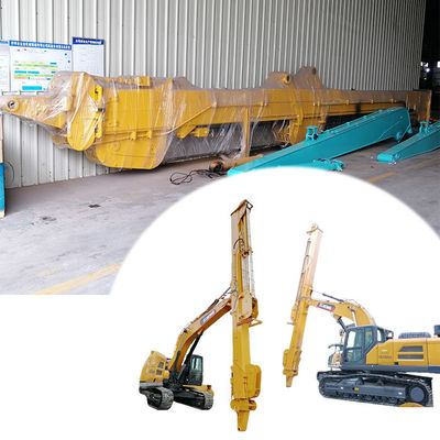 Excavator Telescopic Arm With Hydraulic Long Reach Grapple การผสมผสานที่ดีกว่า