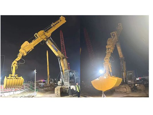 Excavator Teledipper Excavator Long Reach Boom และแขนโทรทัศน์