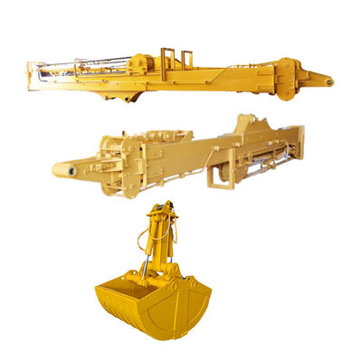 Clamshell Telescopic Arm With Clamshell Bucket Grapple Digging House Foundation มือโทรทรรศน์ Clamshell พร้อมกับถัง Clamshell จับถัง