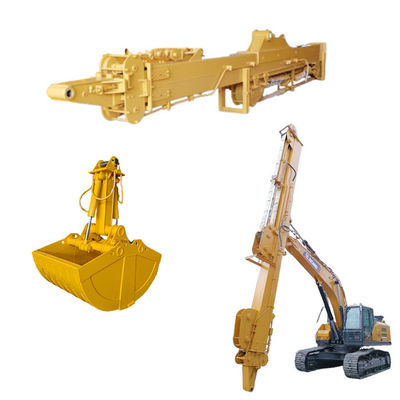 Excavator Telescopic Arm With Grapple ใช้ BS900E แข็งแรงกว่า