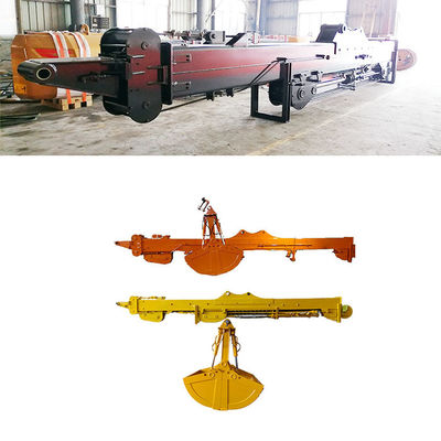 Excavator Teledipper With Clamshell Bucket With Teeth สําหรับการก่อสร้าง
