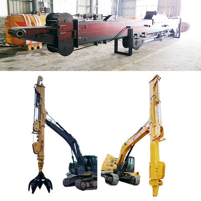 Excavator Teledipper With Clamshell Bucket With Teeth สําหรับการก่อสร้าง