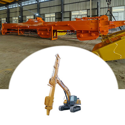Excavator ยาว Reach Stick บูมและแขนกับ Clamshell ถังที่มีฟัน