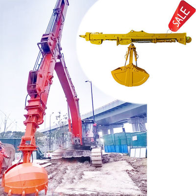 อุปกรณ์ขุดอ่าง Telescopic Boom Telescopic Arm สําหรับงานก่อสร้าง