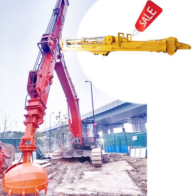 แขนบูมขุดดินแบบยืดหดได้ พร้อมกระเช้าปากหอยสำหรับงานก่อสร้าง BS900E