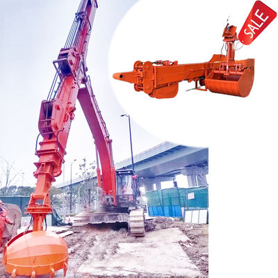 มือโทรทรรศน์ Dipper Clamshell มือโทรทรรศน์สําหรับ Cat 350 Sany 500 Hitachi 490