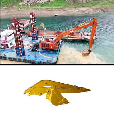 30M Excavator Long Reach Boom สําหรับฮิตาชิ 1200 Q355B วัสดุเหล็ก