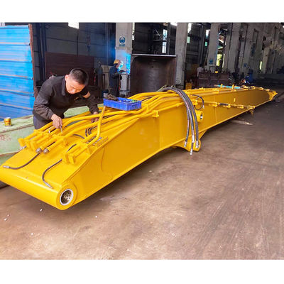 เครื่องขุด 20-45 ตัน ทนทาน เครื่องขุด 18 เมตร 2 ส่วน บูมการทําลายอาคาร การทําลายอาคาร Q355B เครื่องขุด