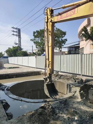 ZH OEM ที่กําหนดเอง Q355B 8M 10M 11M 12M Excavator Long Reach Arm Long Reach Excavator Boom Excavator Sliding Arm สําหรับการบดและทําความสะอาดแม่น้ํา