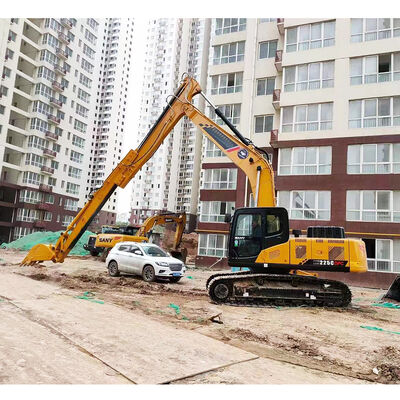 ประสิทธิภาพสูง 20-27 ตัน Excavator 10-12m Sliding Boom Arm มือโทรทรรศน์สําหรับการก่อสร้าง