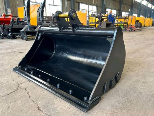 เครื่องขุดพ่วง เครื่องขุดถังล้างถัง Mini Excavator Mud Bucket ความกว้าง 1500 มม สําหรับเครื่องขุด 8-11T
