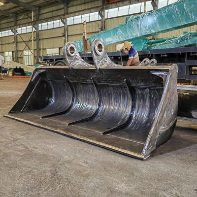 เครื่องขุดพ่วง เครื่องขุดถังล้างถัง Mini Excavator Mud Bucket ความกว้าง 1500 มม สําหรับเครื่องขุด 8-11T