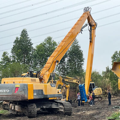Excavator 16m การทําลาย Boom มือสูงและ Boom การทําลายแขนสําหรับ 20-25T Excavator