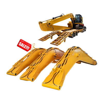 สองส่วน Long Reach Boom และแขน Custom สําหรับ 20-30 ตัน Excavator 12-18m ความยาวการทํางาน