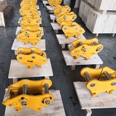 Excavator Quick Coupler Quick Hitch Q355B Steel Fits CAT Komatsu Hitachi 1-42 Ton Excavator