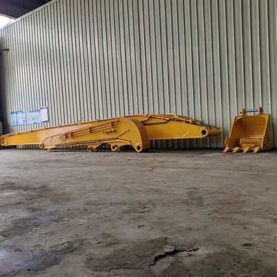 เครื่องขุดแรงสูง ไฮดรอลิก 18M พีลิ่ง บูมและแขนสําหรับ Sany 650 Doosan 520 สําหรับการสร้างรากฐาน